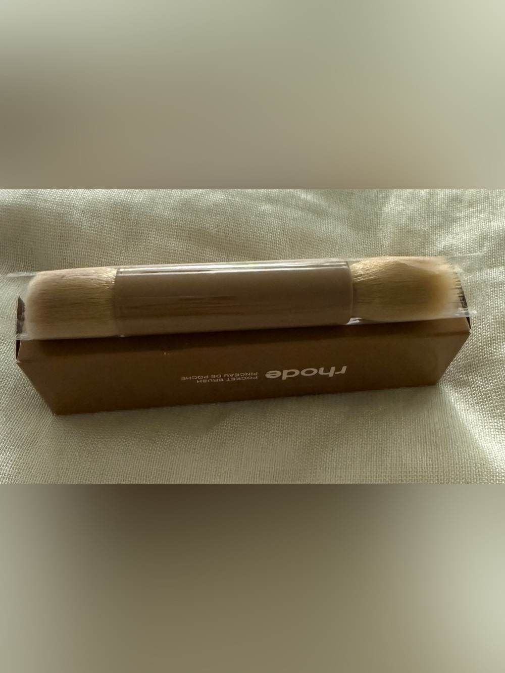 Rhode Skin Pocket Brush Dual-Ended Makeup Brush - Brand New In Box NIB
